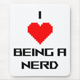 Mousepad Eu Amo Ser um Nerd