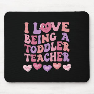 Mousepad Eu Amo Ser Uma Professora de Criança no Dia dos Na