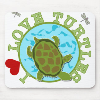 Mousepad Eu amo tartarugas