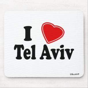 Mousepad Eu amo Tel Aviv