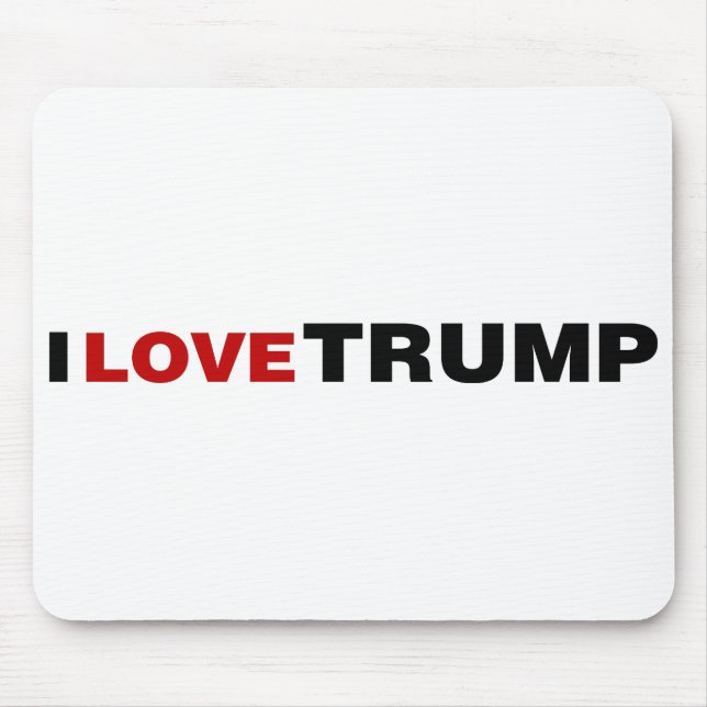Mousepad Eu Amo Trump (Frente)