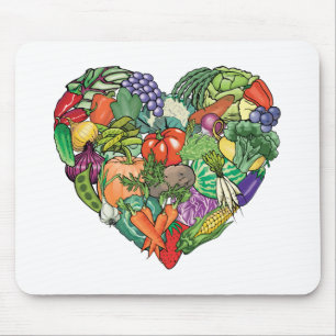 Mousepad Eu Amo Veggies