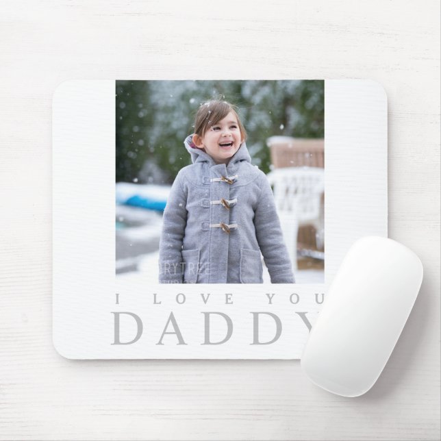 Mousepad Eu Amo Você Papai Foto (Com mouse)