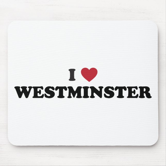 Mousepad Eu amo Westminster Colorado (Frente)