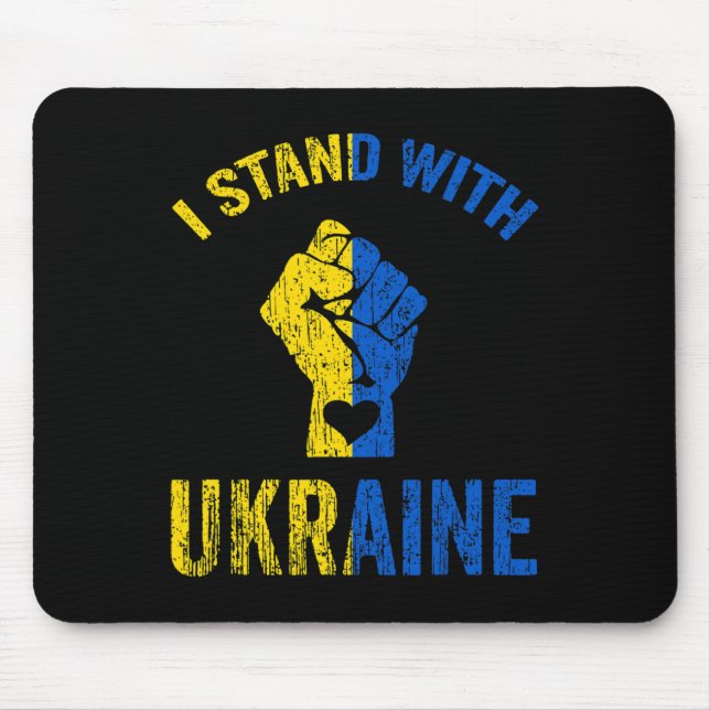 Mousepad Eu Apoio a Ucrânia7  (Frente)