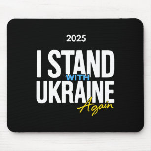 Mousepad Eu Apoio Camisas Da Ucrânia 2025 Bandeira Ucranian