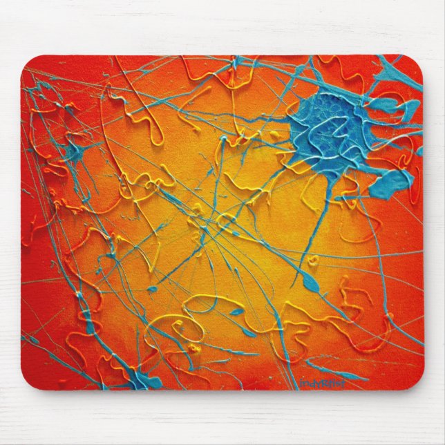 Mousepad Eu arremessei o azul (Frente)