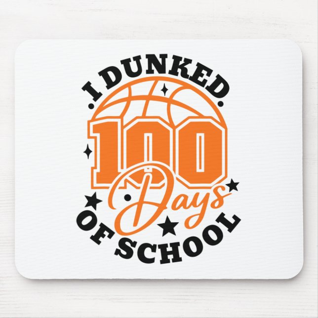 Mousepad Eu Bebi 100 Dias De Esquema Escolar 100º Dia De S (Frente)