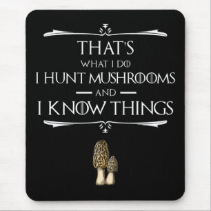Mousepad Eu Caio Cogumelos E Sei Coisas