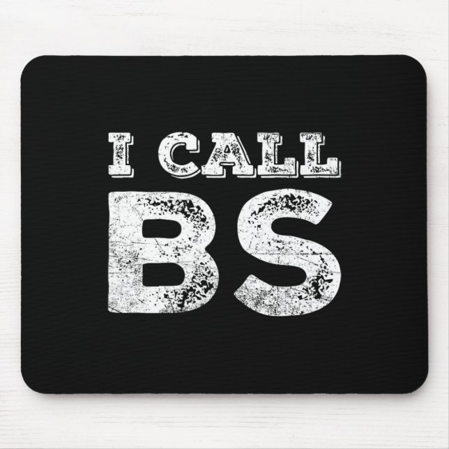 Mousepad Eu Chamo O Bs De Não Mais Mentira Protesto Contra  (Frente)