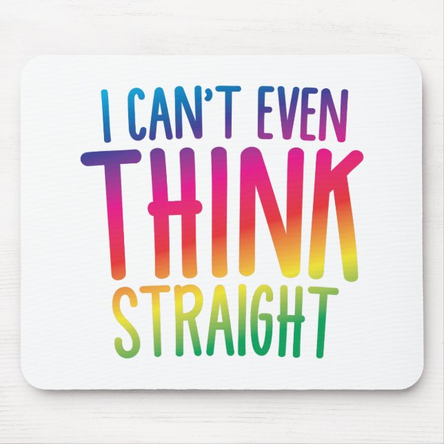 Mousepad eu chanfro penso mesmo o hetero (Frente)