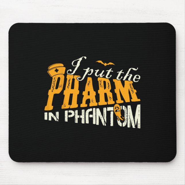 Mousepad Eu Coloquei O Fardo No Dia de as Bruxas engraçado  (Frente)