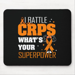 Mousepad Eu Combato Crps Sensibilização Laranja Fita Guerre