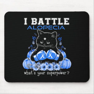 Mousepad Eu Combino Alopecia Diversão de Consciência