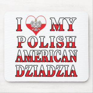 Mousepad Eu Corto Minha Dziadzia Polonesa Americana