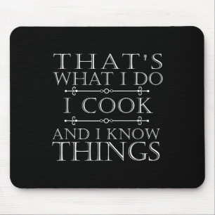 Mousepad Eu Cozinho Engraçado Cozinhar De Cozinha De Chef C