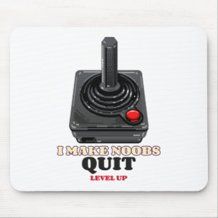 Mousepad Eu Deixo Novatos Desistirem de Raiva