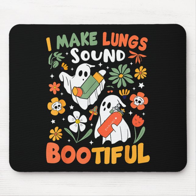 Mousepad Eu Deixo os Pulmões Soar Bootiful Terapeuta Resrat (Frente)