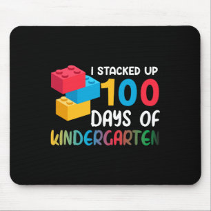 Mousepad Eu empilhei 100 dias do edifício do jardim de infâ