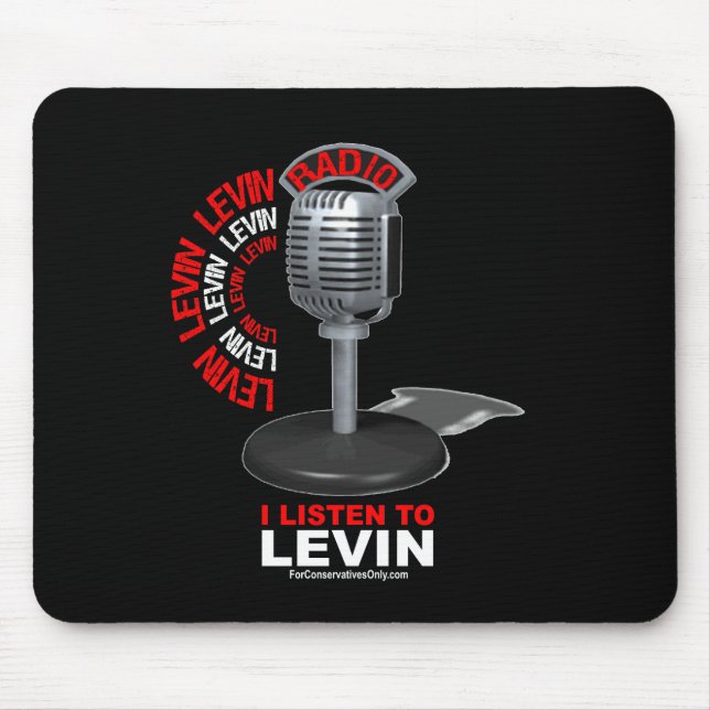 Mousepad Eu escuto Levin (Frente)