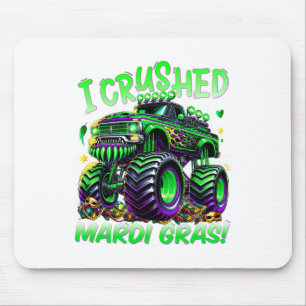 Mousepad Eu Esmagei O Monstro Do Mardi Gras Para Rapazes E 
