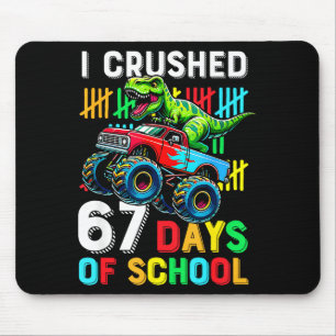Mousepad Eu Esmaguei 67 Dias De Escola Engraçado Seis Sete 