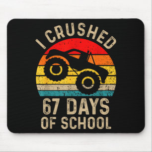 Mousepad Eu Esmaguei 67 Dias De Escola Engraçado Seis Sete 