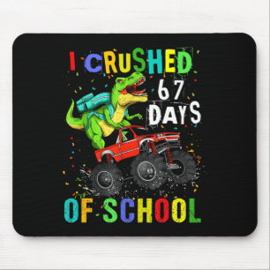 Mousepad Eu Esmaguei 67 Dias De Escola Engraçado Seis Sete 