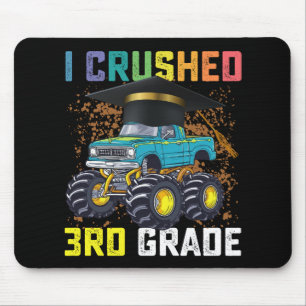 Mousepad Eu Esmaguei a Graduação de Caminhão Monstro da 3ª 