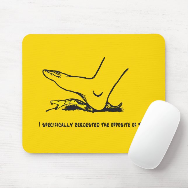 Mousepad Eu especificamente pedi o oposto deste Meme (Com mouse)