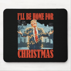 Mousepad Eu Estarei Em Casa Para Papais noeis De Natal Engr