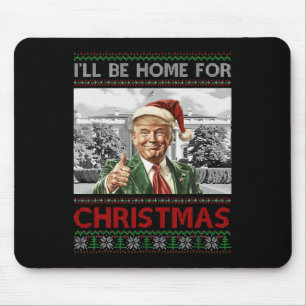 Mousepad Eu Estarei Em Casa Para Papais noeis De Natal Engr
