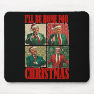 Mousepad Eu Estarei Em Casa Para Papais noeis De Natal Engr