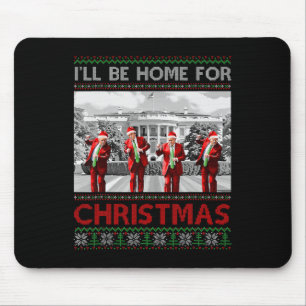 Mousepad Eu Estarei Em Casa Para Papais noeis De Natal Engr