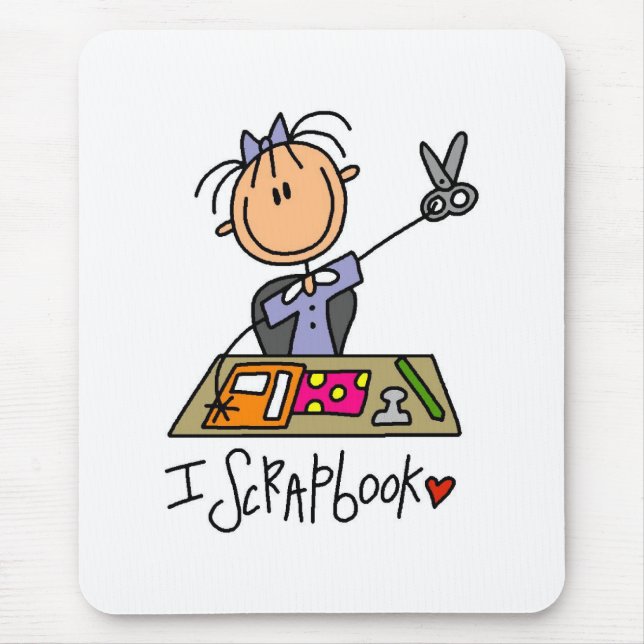 Mousepad Eu Faço Álbum (Frente)