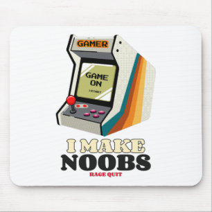 Mousepad Eu Faço Noobs Desistir com Raiva