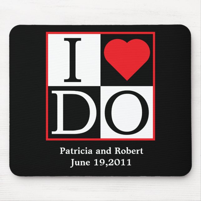 Mousepad Eu faço o casamento (Frente)