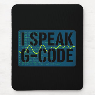 Mousepad Eu Falo G-Code Programador de Máquina CNC Engraçad