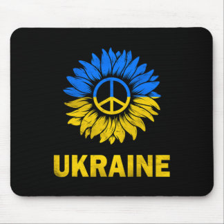 Mousepad Eu Fico Com A Bandeira De Girassol Da Ucrânia Supo