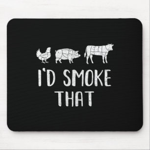 Mousepad Eu Fumaria Aquele Chef Fumante De Churrasco Divert