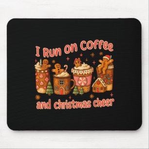 Mousepad Eu Funciono Com Café E Alegria De Natal Gingerbrea