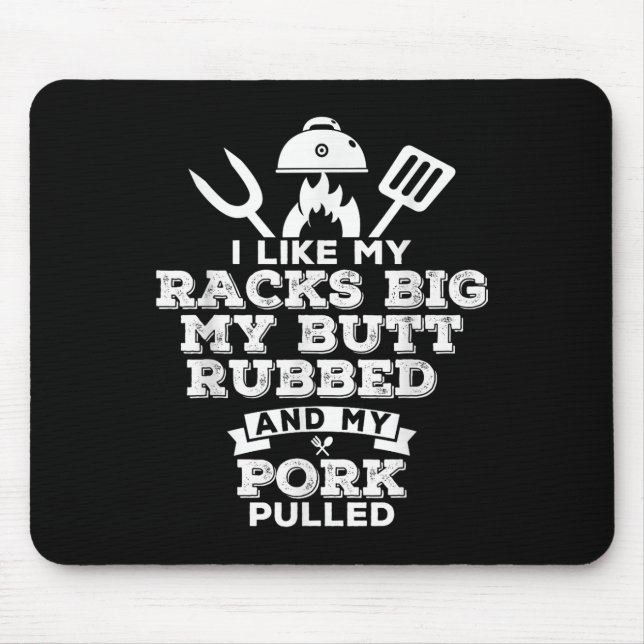 Mousepad Eu Gosto De Minhas Racks Grande, Minha Bumbum Esfr (Frente)