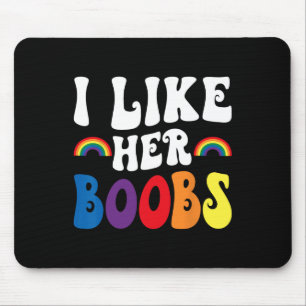 Mousepad Eu Gosto Do Seu Peito Casais Lésbicas Lgbtq Vale E