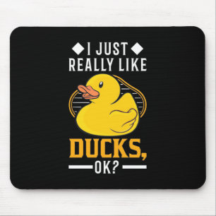 Mousepad Eu Gosto Muito De Patos