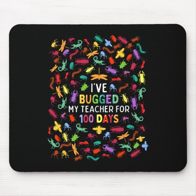 Mousepad Eu incomodei meu professor por 100 dias de criança (Frente)