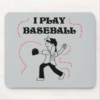 Mousepad Eu jogo o camiseta e os presentes da menina do