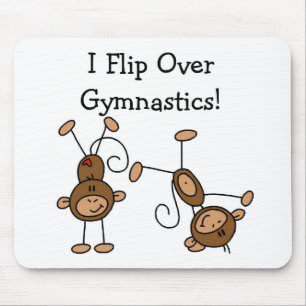 Mousepad Eu lanço sobre o camiseta e os presentes da