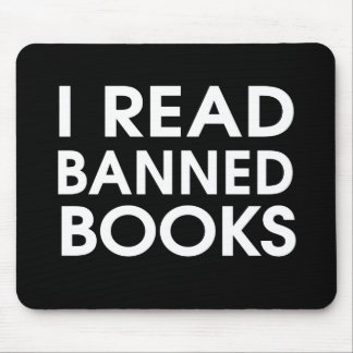 Mousepad Eu li livros proibidos