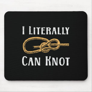 Mousepad Eu Literalmente Posso Dar Nó Punho Divertido de Nó