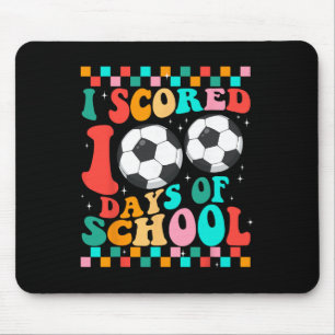 Mousepad Eu Marquei 100 Dias De Futebol Escolar Crianças Es